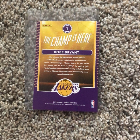 Kobe Bryant’s basketball card the camp is here - Picture 6 of 6